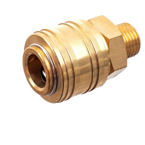 Raccord Rapide 1/4" Femelle Pour Tuyau D'air - Compatible Outils Pneumatiques - Longue Durée De Vie