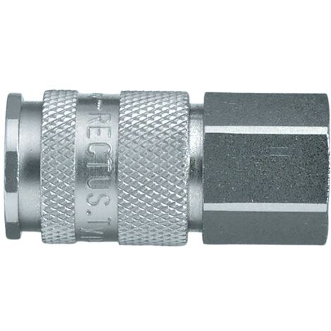 Raccord rapide pneumatique Legris, Filetage femelle vers Femelle 1/2 in Female 27mm 1/2pouces Européen, Profil rectus ( Prix pour 1 )