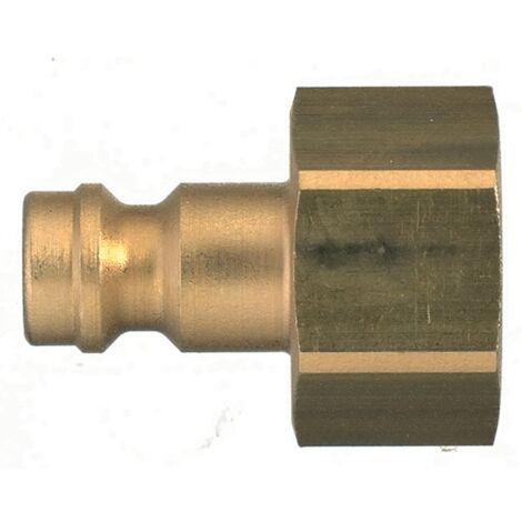 Raccord rapide pneumatique Legris, Filetage femelle vers Femelle 1/4 in Female 1/4pouces Européen, Profil rectus en ( Prix pour 1 )