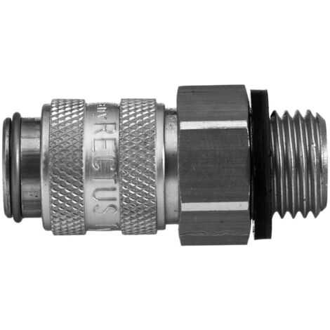 Raccord rapide pneumatique Legris, Filetage femelle vers Femelle 1/4 in Male 16mm 1/4pouces Européen, Profil rectus en ( Prix pour 1 )