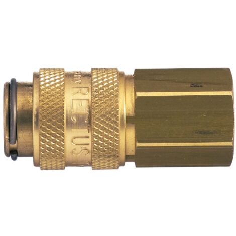 Raccord rapide pneumatique Legris, Filetage femelle vers Femelle 1/8 in Female 16mm 1/8pouces Européen, Profil rectus ( Prix pour 1 )