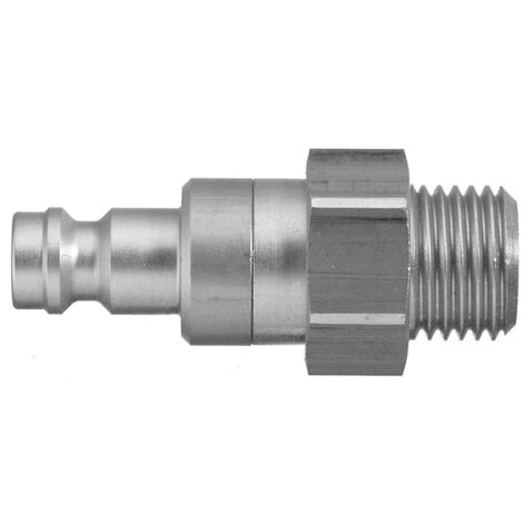 Raccord rapide pneumatique Legris, Filetage femelle vers Femelle 1/8 in Male 1/8pouces Européen, Profil rectus en Acier ( Prix pour 1 )