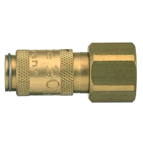 Raccord rapide pneumatique Legris, Filetage femelle vers Femelle BSPP 1/8 in Female 10mm 1/8pouces Profil rectus, ( Prix pour 1 )