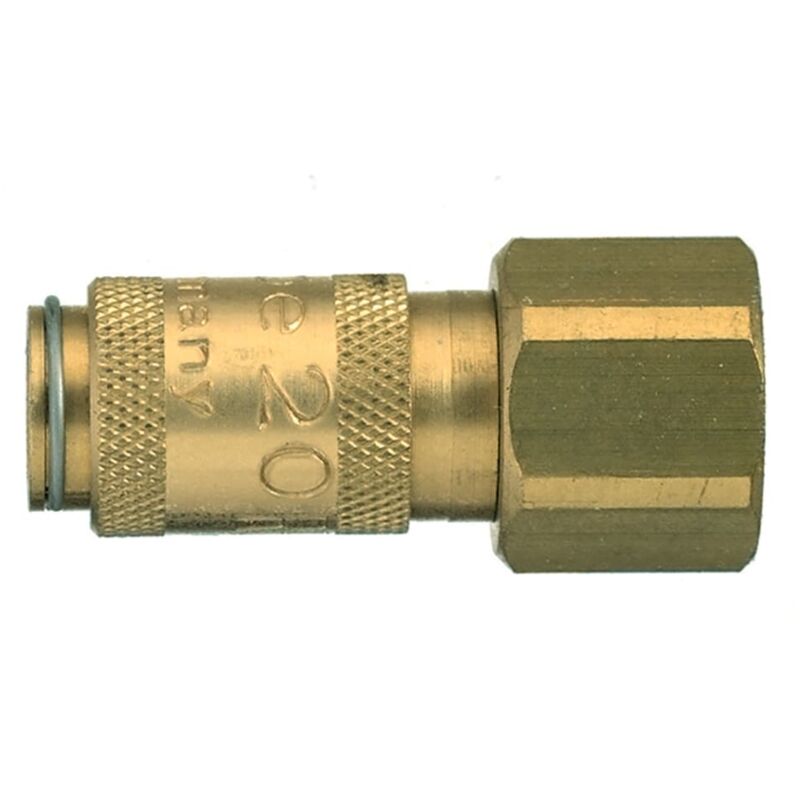 Legris - Raccord rapide pneumatique Filetage femelle vers Femelle bspp 1/8 in Female 10mm 1/8pouces Profil rectus, ( Prix pour 1 )