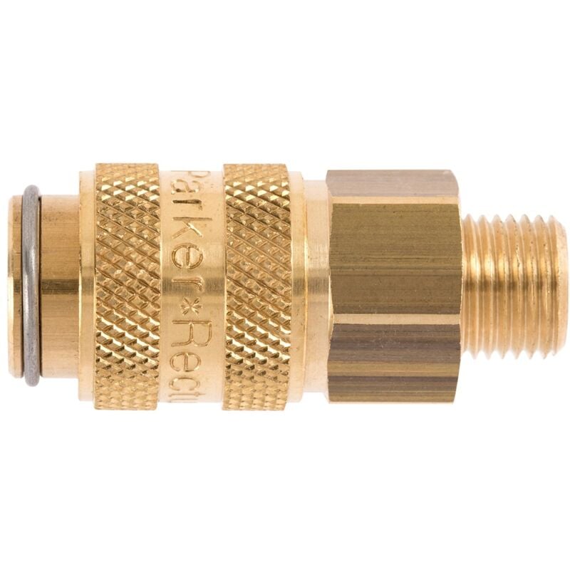 Raccord rapide pneumatique Legris Filetage femelle vers Femelle g 1/8 Mâle 16mm 1/8pouces Européen, Profil rectus en ( Prix pour 1 )