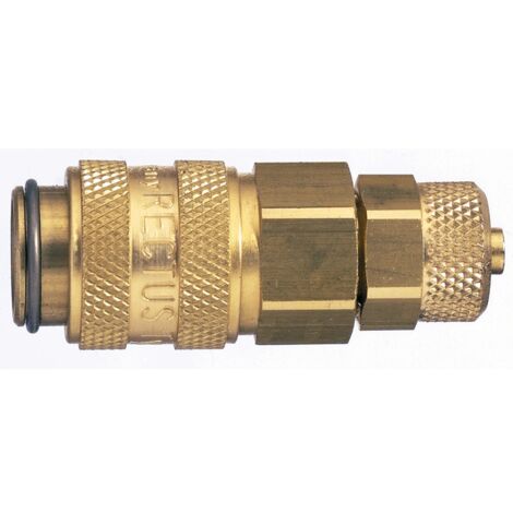 Raccord rapide pneumatique Legris, Filetage Mâle vers Mâle 16mm Européen, Profil rectus en Laiton nickelé ( Prix pour 1 )