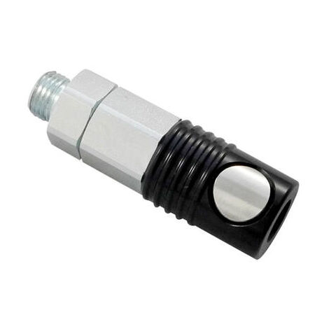 Raccord rapide pneumatique Legris, Filetage Mâle vers Mâle BSPP 1/4 Male 1/4pouces Européen, ISO B, ISO C en Aluminium ( Prix pour 1 )
