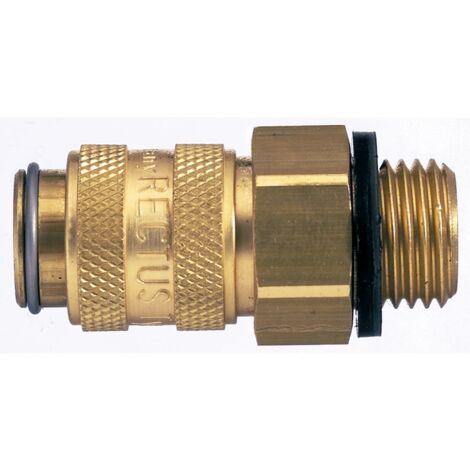 Raccord rapide pneumatique Legris, Filetage Mâle vers Mâle BSPP 3/8 in Male 16mm 3/8pouces Européen, Profil rectus en ( Prix pour 1 )