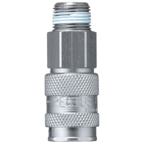 Raccord rapide pneumatique Legris, Filetage Mâle vers Mâle BSPT 1/2 in Male 23mm 1/2pouces Échange industriel, ( Prix pour 1 )