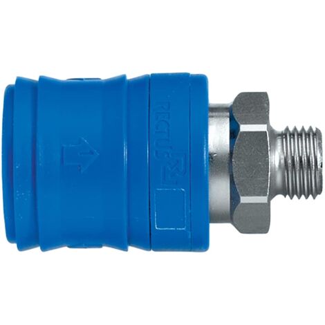 Raccord rapide pneumatique Legris, Filetage Mâle vers Mâle G 1/4 Mâle 31mm 1/2pouces Européen, Profil rectus en Laiton ( Prix pour 1 )