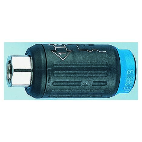 Raccord rapide pneumatique Legris, Filetage vers Femelle G 1/2 Femelle 1/2pouces en Polymère renforcé ( Prix pour 1 )