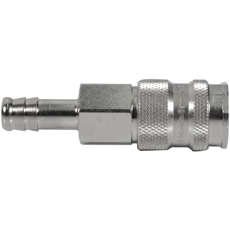 Raccord rapide pneumatique Legris, Tuyau cannelé vers Femelle, Mâle 1/8pouces ISO 6150 B, MIL en Laiton ( Prix pour 1 )