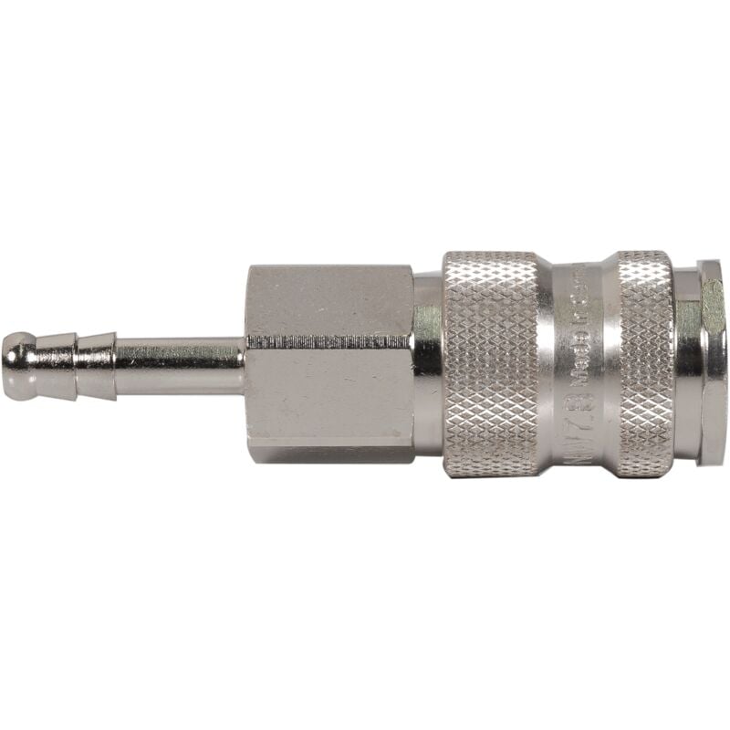 Legris - Raccord rapide pneumatique Tuyau cannelé vers Femelle, Mâle 1/8pouces Adaptateur chargeur en Laiton nickelé ( Prix pour 1 )