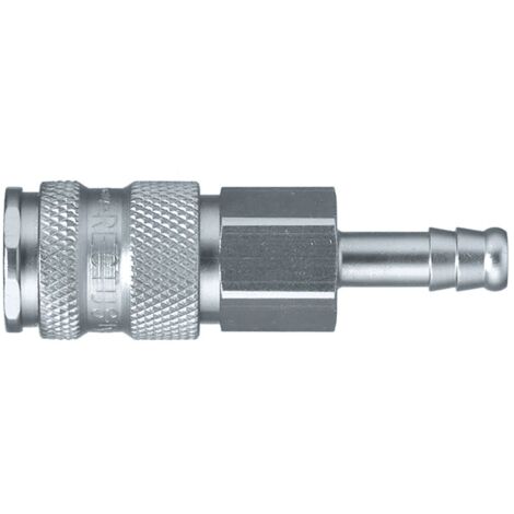 Raccord rapide pneumatique Legris, Tuyau cannelé vers Femelle, Mâle 23mm 1/2pouces Européen, Profil rectus en Laiton ( Prix pour 1 )