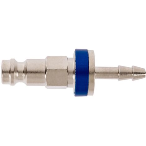 Raccord rapide pneumatique Legris, Tuyau cannelé vers Femelle, Mâle 9mm Européen, Profil rectus en Laiton nickelé ( Prix pour 1 )