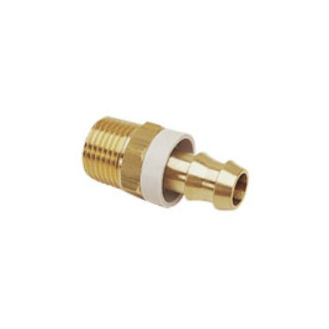Raccord rapide pneumatique Legris, Tuyau cannelé vers Mâle R 1/8 Mâle 13mm 1/8pouces ATEX, PED 97/23/CE en Laiton ( Prix pour Boîte de 10 )