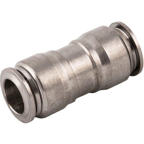 Raccord rapide pneumatique RS PRO, Tube 4mm en Laiton nickelé ( Prix pour Paquet de 10 )