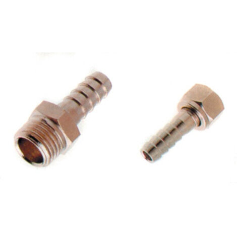 Raccord rapide pneumatique SAM, Filetage vers Mâle Raccord 1/4 Male 6mm 1/4pouces en Acier inoxydable ( Prix pour 1 )