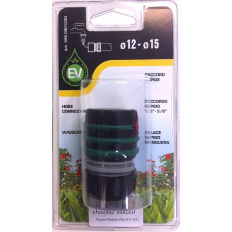 Raccord Rapide Ultra D.15 (s/b) - Rain Irrigation