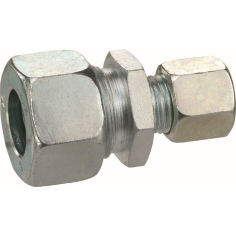 Raccord réducteur GOK nuance 0773000, bague coupante type D, RVS 12 x RVS 10 mm, série L