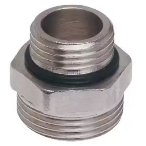 Raccord réducteur Idmar en laiton nickelé 3/4" x 1/2" M/G