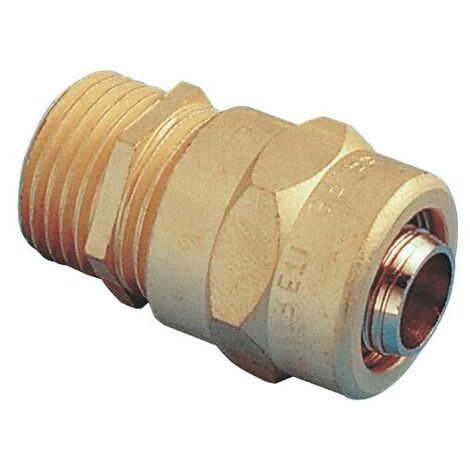 Raccord Retigripp à compression PER fer mâle à visser 20x27-20 - GRIPP