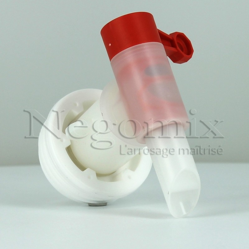 Negomix - Raccord robinet pour fût plastique à bouchons