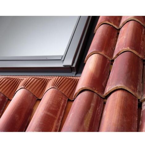 Raccord Rouge brun VELUX 114x118 cm pour tuile inférieure à 120mm - EDW SK06 0700C2