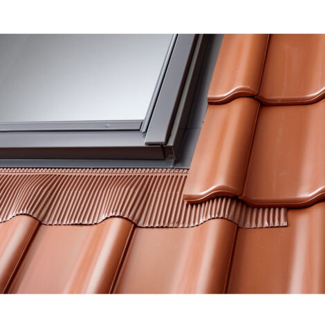 Raccord Rouge brun VELUX 55x78 cm pour tuile inférieure à 120mm - EDW CK02 0700C2