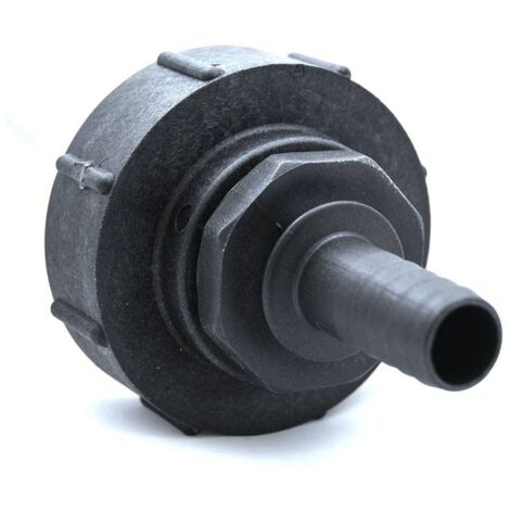 Raccord S100x8 femelle - male cannelé droit 25mm