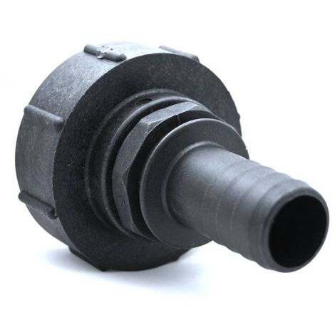 Raccord S100x8 femelle - male cannelé droit 38mm