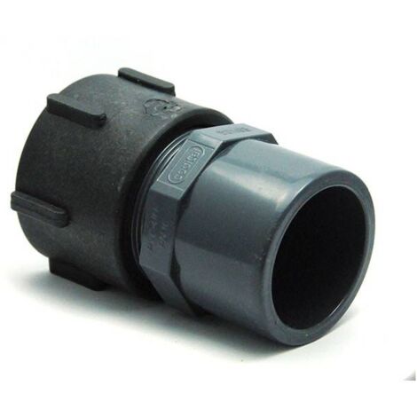 Raccord S60x6 femelle - PVC femelle 50/63