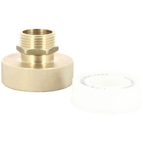 Raccord S60X6 Laiton - Fileté mâle 1'' Pas gaz (26x34 mm)