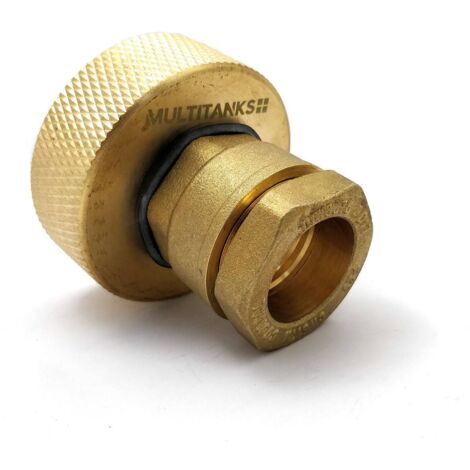 Raccord S60x6 - pression 25mm tout en laiton