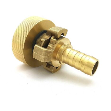 Raccord S60x6 - raccord express cannelé en laiton 16mm