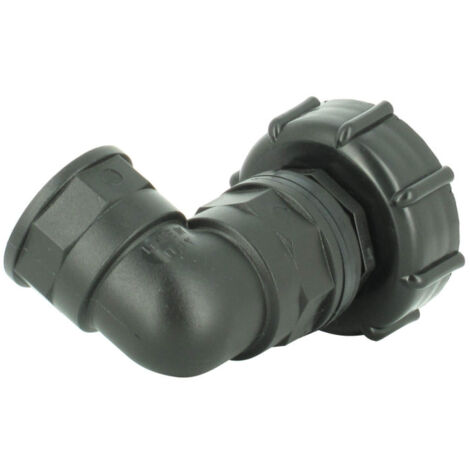 Raccord S60X6 - Sortie coudée femelle 1'' Pas gaz (26x34 mm)