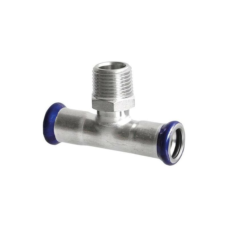 Raccord à sertir inox contour m pièce-T avec femelle 42-DN40(1 1/2')-42