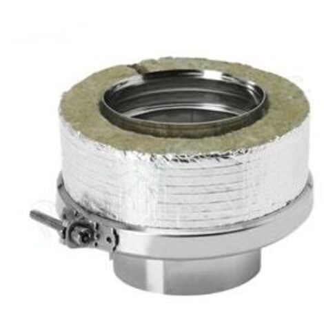Raccord simple inox duoten d.100-150 +bride - TEN