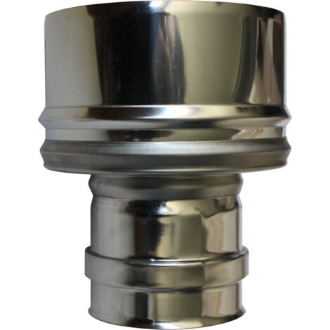 Raccord simple paroi double paroi femelle - Ø int/ext: 150-200