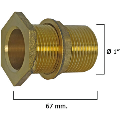 Raccord sortie réservoir à écrou 1"