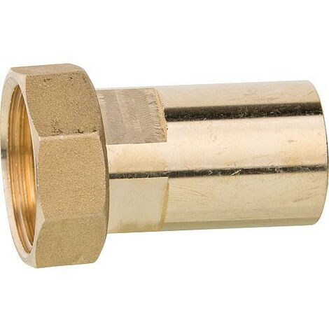 raccord sur manchon á sertir/à souder 1" écrou -chapeau x manchon 28mm laiton, joint inclus