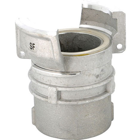 Raccord symétrique alu à verrou femelle 80-90 – Taraudage 3' pour plomberie – Connexion sécurisée – Compatible irrigation – Triboulet Industrie