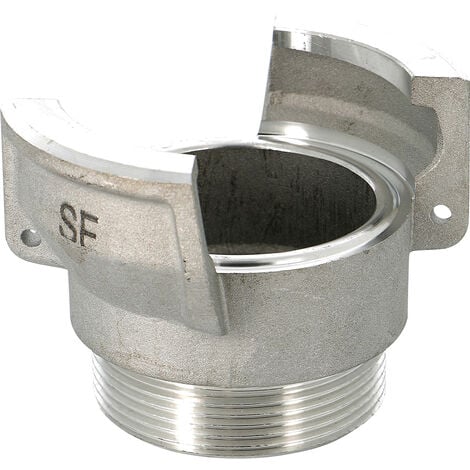 Raccord symétrique alu,mâle 80-90