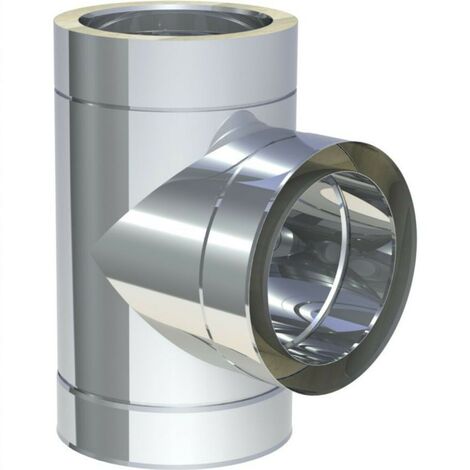 Raccord T Ø 180 mm avec sortie à 90°