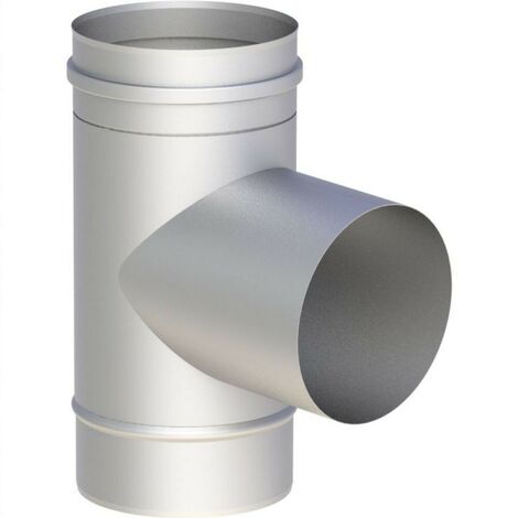 Raccord T 87° Ø 150 mm avec larmier