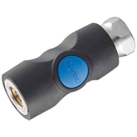 Raccord taraudé femelle pour air comprimé ISI 08, taraudage 1/2 pouce gaz