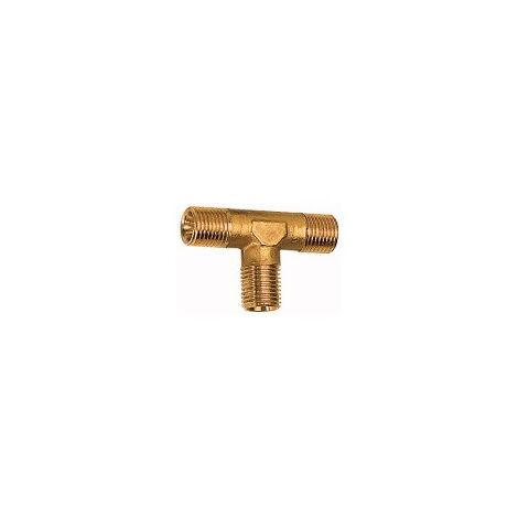 Raccord Té laiton G/R 3/8 femelle / male / femelle