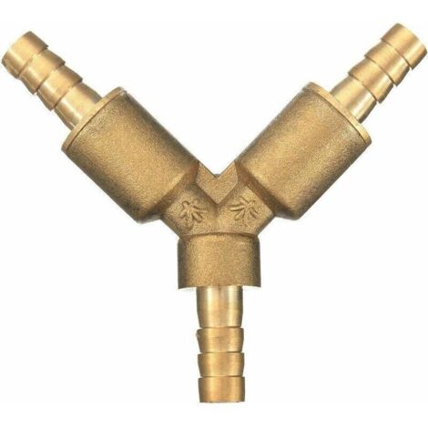 Raccord Té pour tuyaux de gaz – Raccord en laiton massif 20 mm, filetage mâle/femelle, lot de 1 pièce