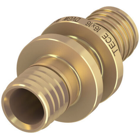 Raccord TECEflex en cuivre rouge d= 32/32 mm