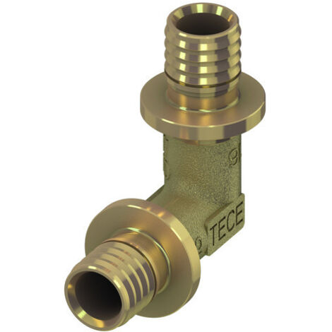Raccord teceflex gomito 90 gradi ottone 25x25